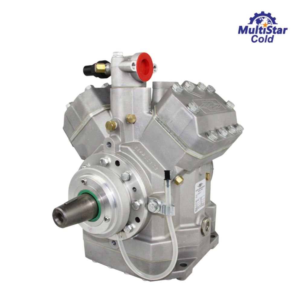 BITZER 4NFCY Bus AC Compressor – 4-Cylinder Open Drive for Bus Air Conditioning