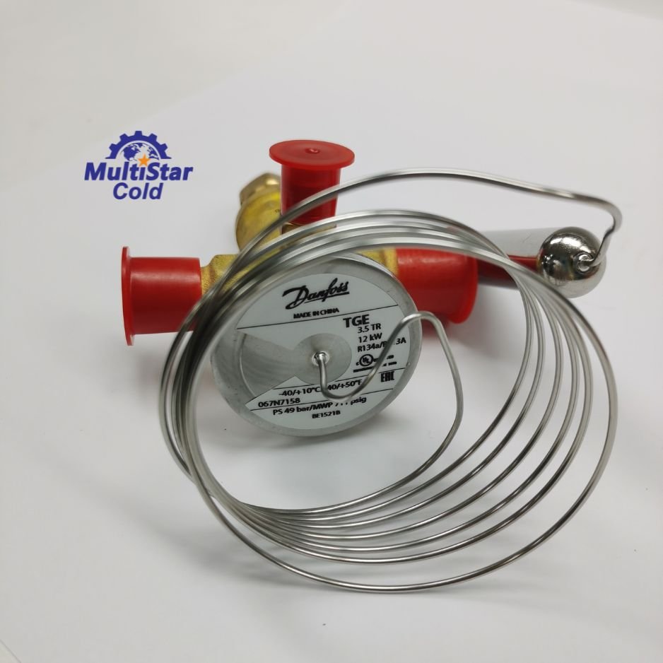 Danfoss 067N7158 Expansion Valve – Genuine & China-Made Options 3.5TR 12kW Multistar Parts