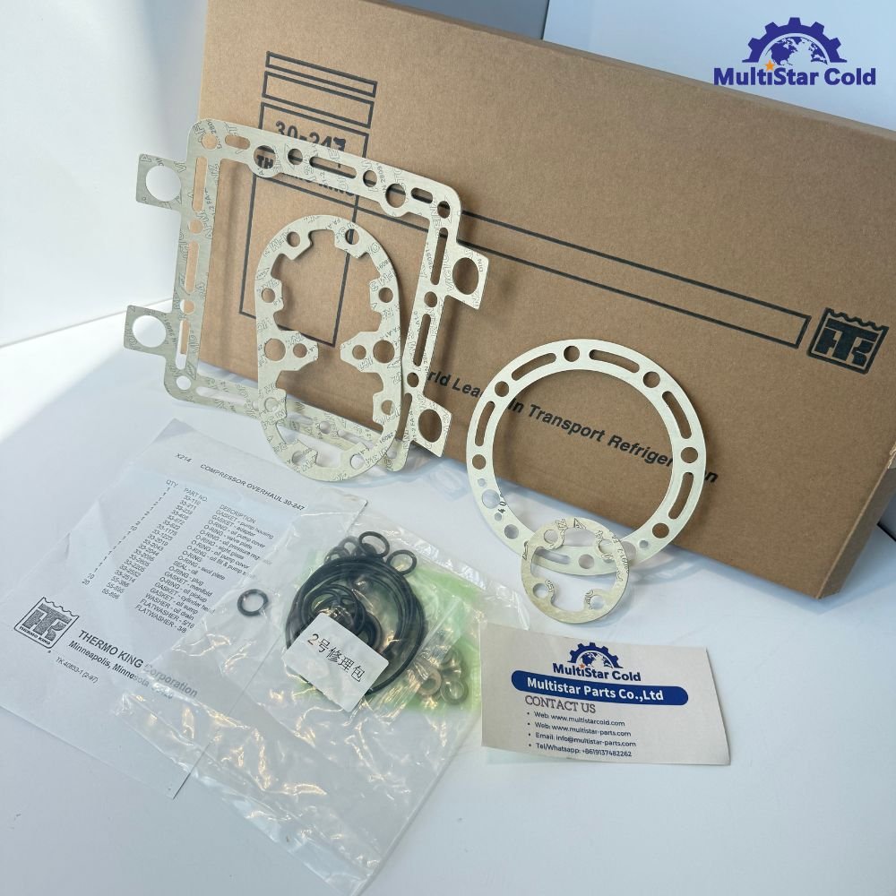 Thermo King Compressor Gasket Set 30-0247 – Complete Overhaul Kit for X214 D214